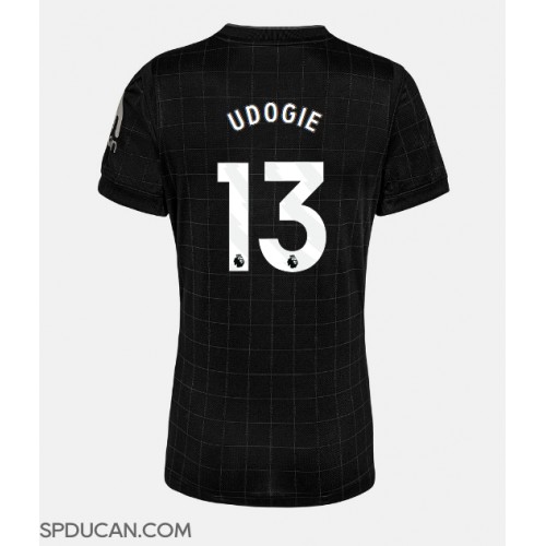 Zenski Nogometni Dres Tottenham Hotspur Destiny Udogie #13 Gostujuci 2025-26 Kratak Rukav